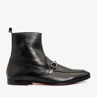 The Baron Black Bit Zip-Up Dress Men Boot Final Sale!