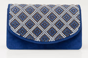 NAMPULA SAX BLUE  LEATHER HANDBAG