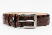 The King Brown Leather Belt