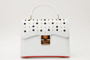 INFANTA WHITE LEATHER PURSE