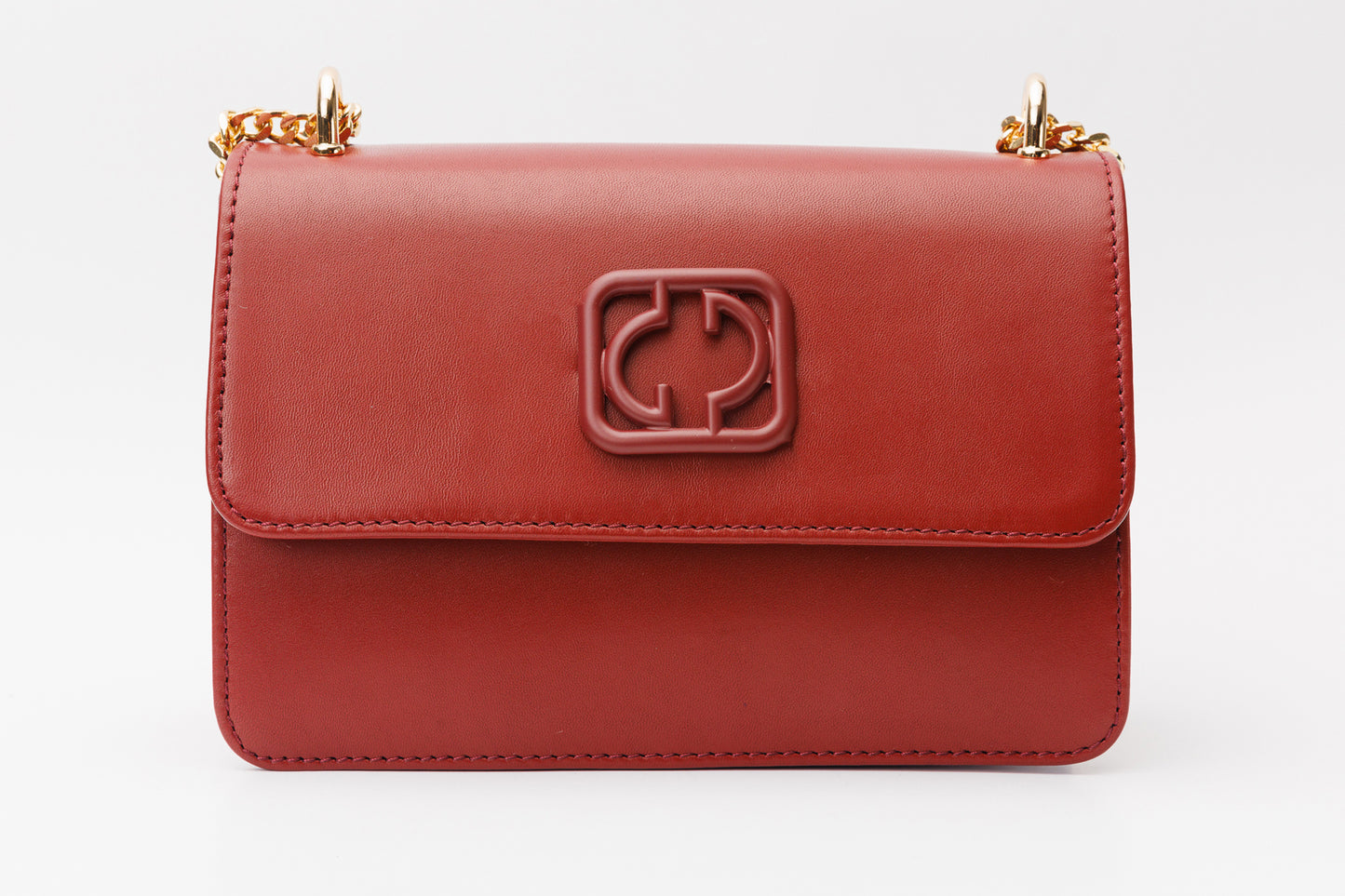 The Maneadero Dark Red Leather Handbag