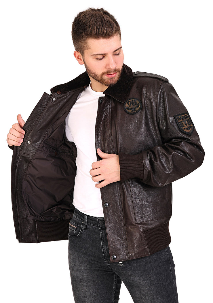 The Tivoli Brown Leather Jacket