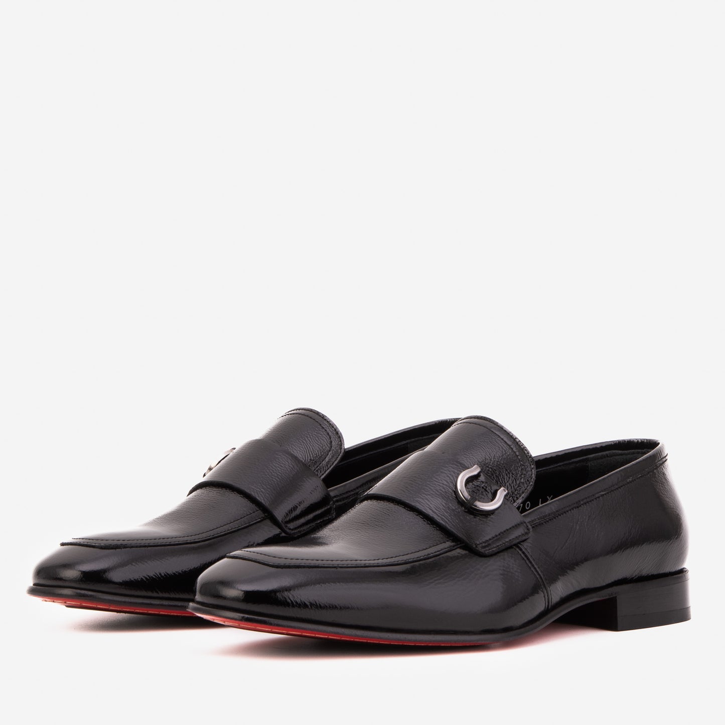 The Blackwell Black Patent Bit Loafer Men Shoe