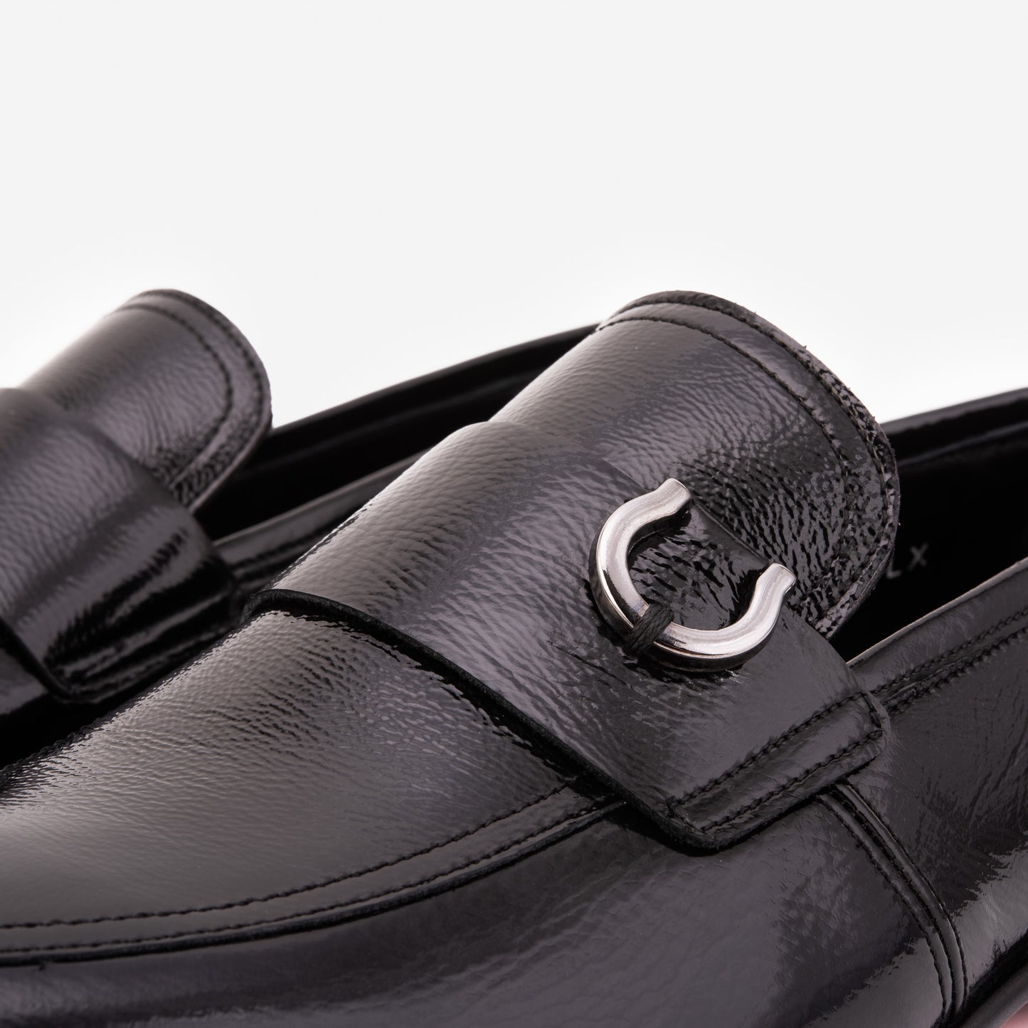 The Blackwell Black Patent Bit Loafer Men Shoe