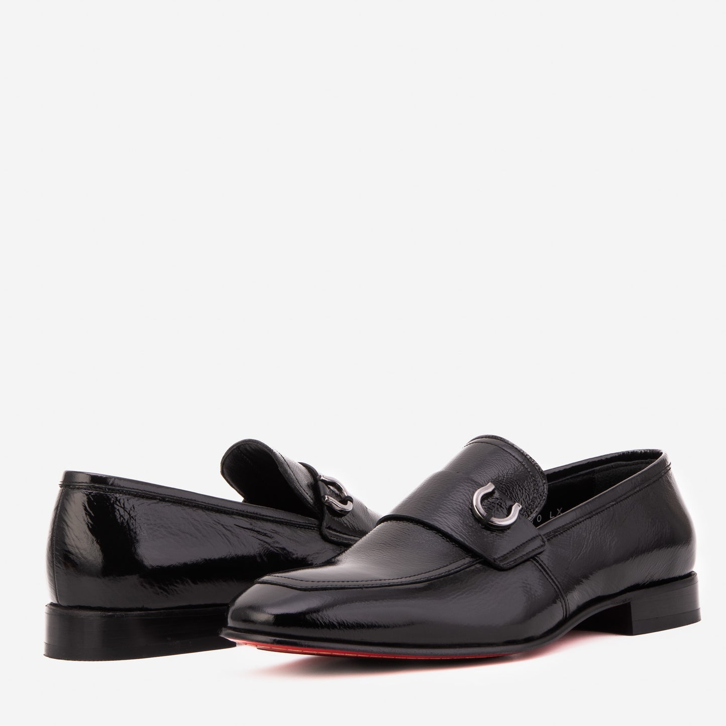 The Blackwell Black Patent Bit Loafer Men Shoe