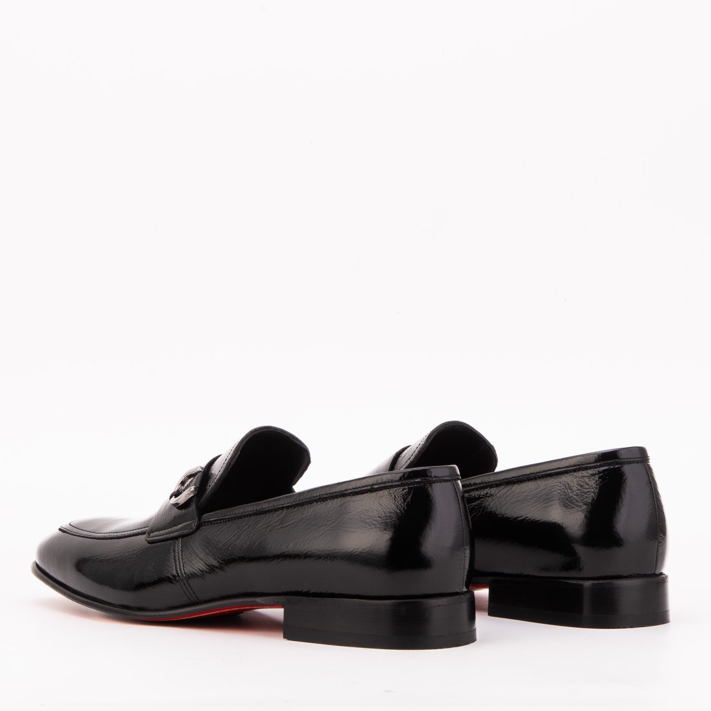 The Blackwell Black Patent Bit Loafer Men Shoe