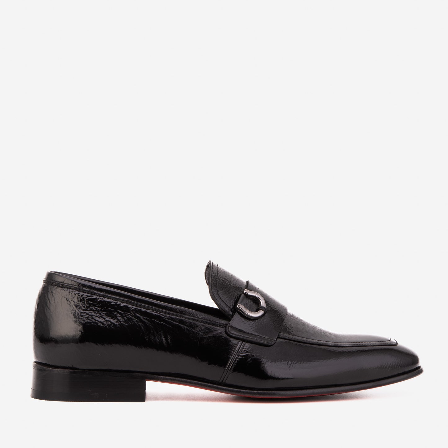 The Blackwell Black Patent Bit Loafer Men Shoe