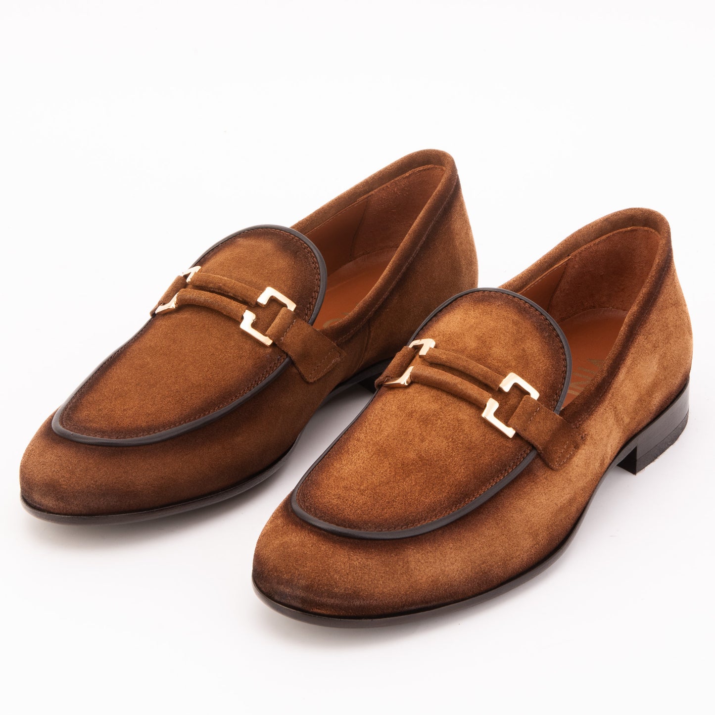 The Brooks Brown Suede Bit Loafer Men Shoe