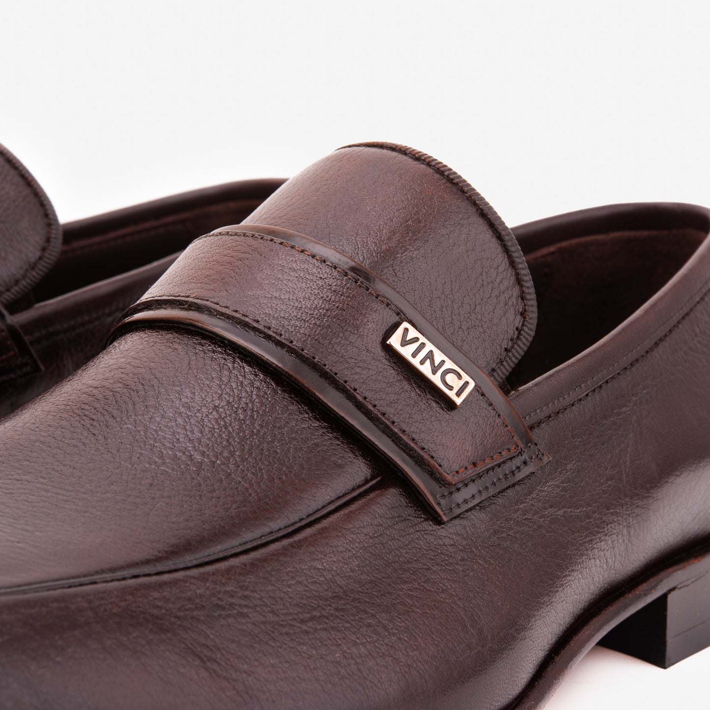 The Ashford Baby Buffalo Leather Loafer Men Shoe