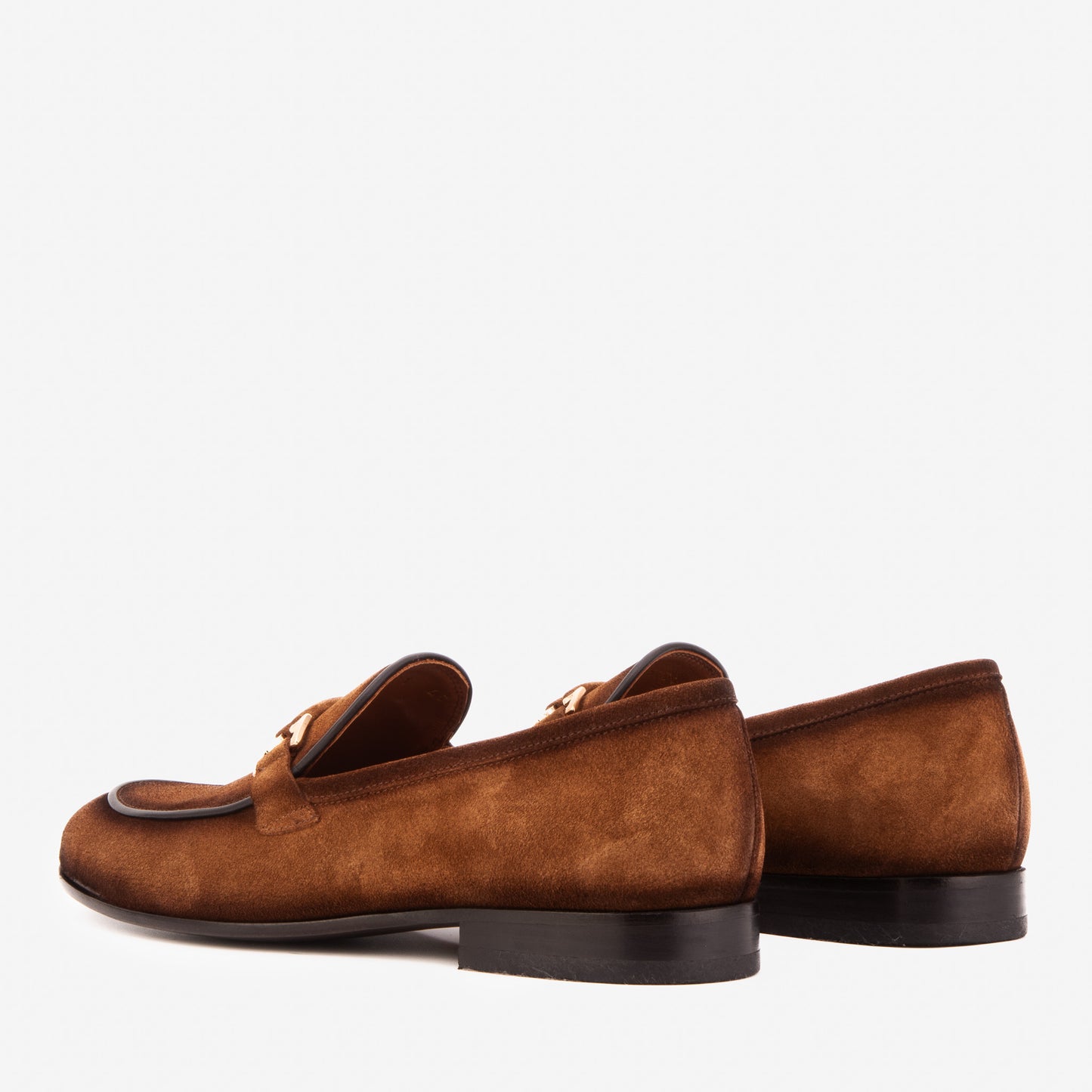 The Brooks Brown Suede Bit Loafer Men Shoe