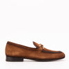 The Brooks Brown Suede Bit Loafer Men Shoe