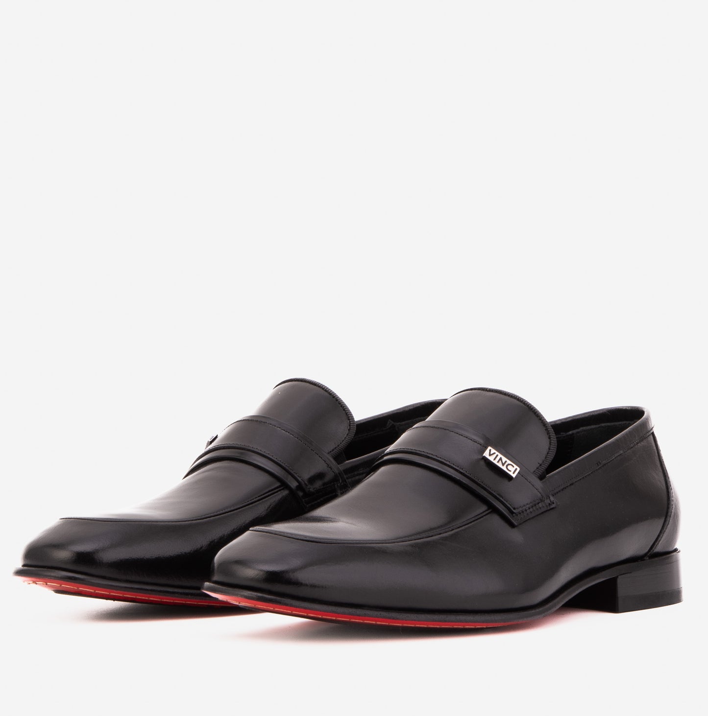 The Ashford Black Baby Buffalo Leather Loafer Men Shoe