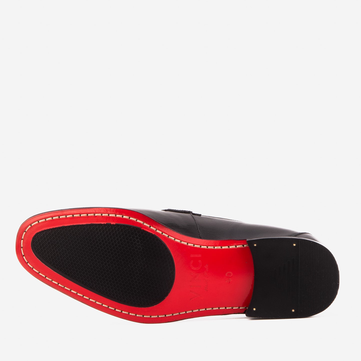 The Ashford Black Baby Buffalo Leather Loafer Men Shoe