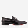 The Ashford Black Baby Buffalo Leather Loafer Men Shoe