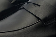 The Marinka Black Leather Shoe Penny Loafer