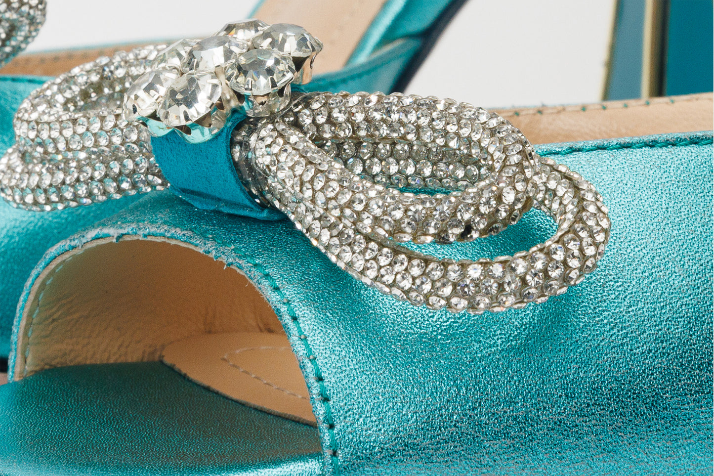 The Jiffy Turquoise Leather Women Sandal