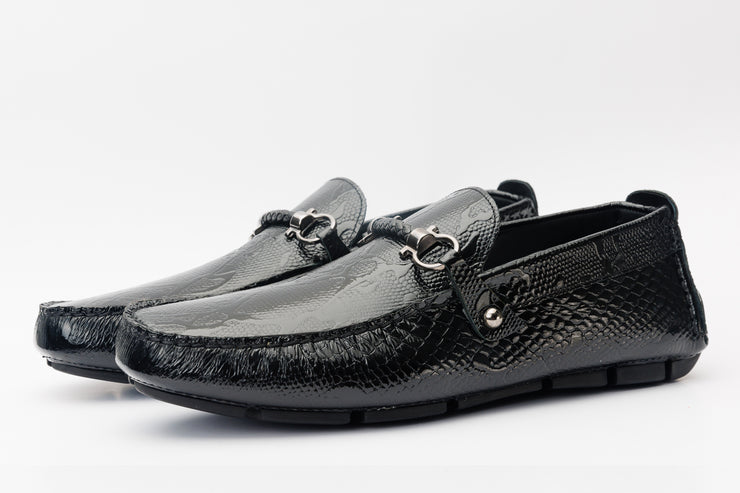 The Bologna Black Bit Loafer Shoe