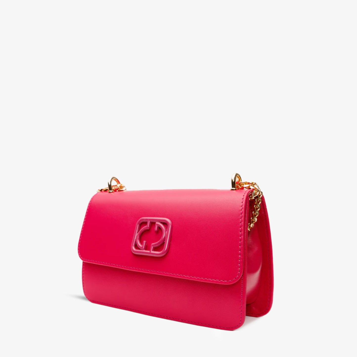 El bolso de mano de piel fucsia Maneadero