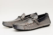 Bologna Black & White Bit Drive Loafer