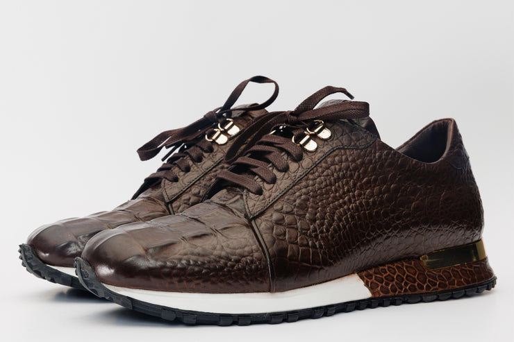 The Bomba Crocodile Leather Sneaker