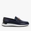 The Padova Navy Blue Leather Men Sneaker
