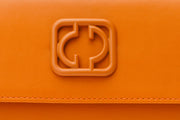 MANEADERO ORANGE  LEATHER  HANDBAG