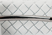The Turan White Woven Leather Belt