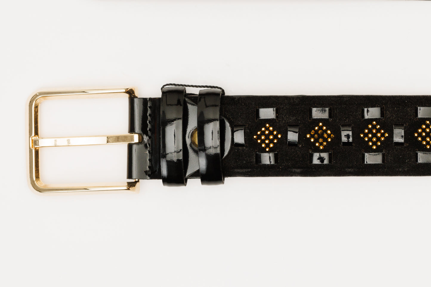 The Vicino Black Leather Belt