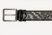 The Arnold Black Leather Belt