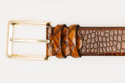 The Monaco Brown Leather Belt