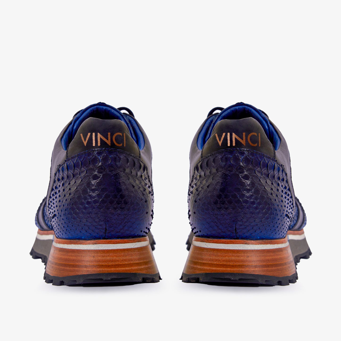 The Boss Pyth Snk Skin Navy Blue Men Sneaker