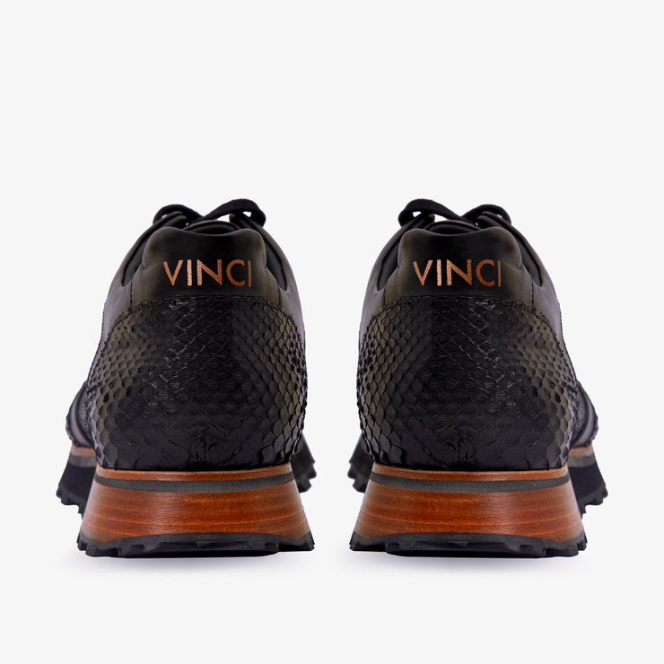 The Boss Pyth Snk Skin Black Sneaker