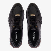 The Boss Pyth Snk Skin Black Sneaker