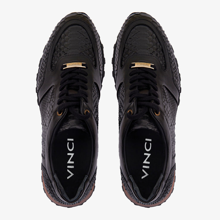 The Boss Pyth Snk Skin Black Sneaker