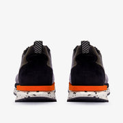 The Milford  Black  Leather Sneaker