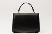The Infanta Black Spike Leather Handbag