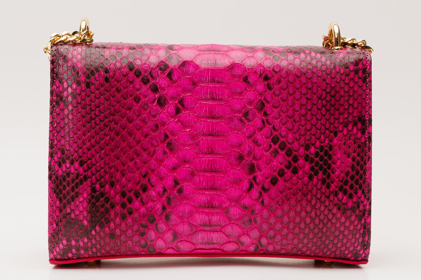 The Toskana Fuchsia Pythn Leather Handbag