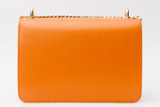 MANEADERO ORANGE  LEATHER  HANDBAG
