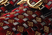 VICINO (11621-1 BURGUNDY SUED/PATENT )