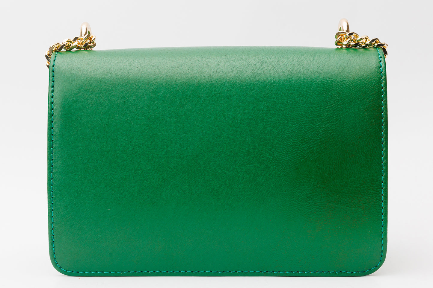 El bolso de mano de piel verde Maneadero