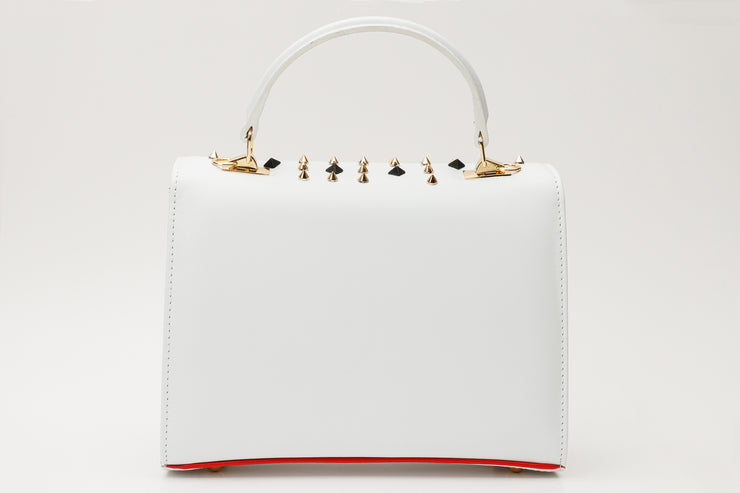 INFANTA WHITE LEATHER PURSE