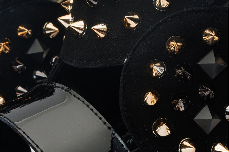 INFANTA SANDAL BLACK & GOLD (6564 217 )