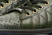 The Bald Green Snk Leather Sneaker Limited Edition