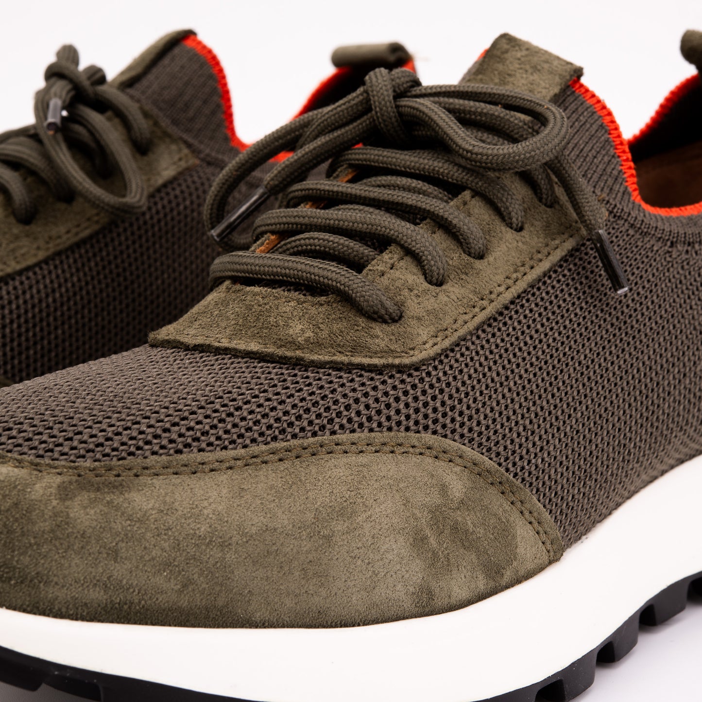 The Berlin Green Suede Leather Men Sneaker