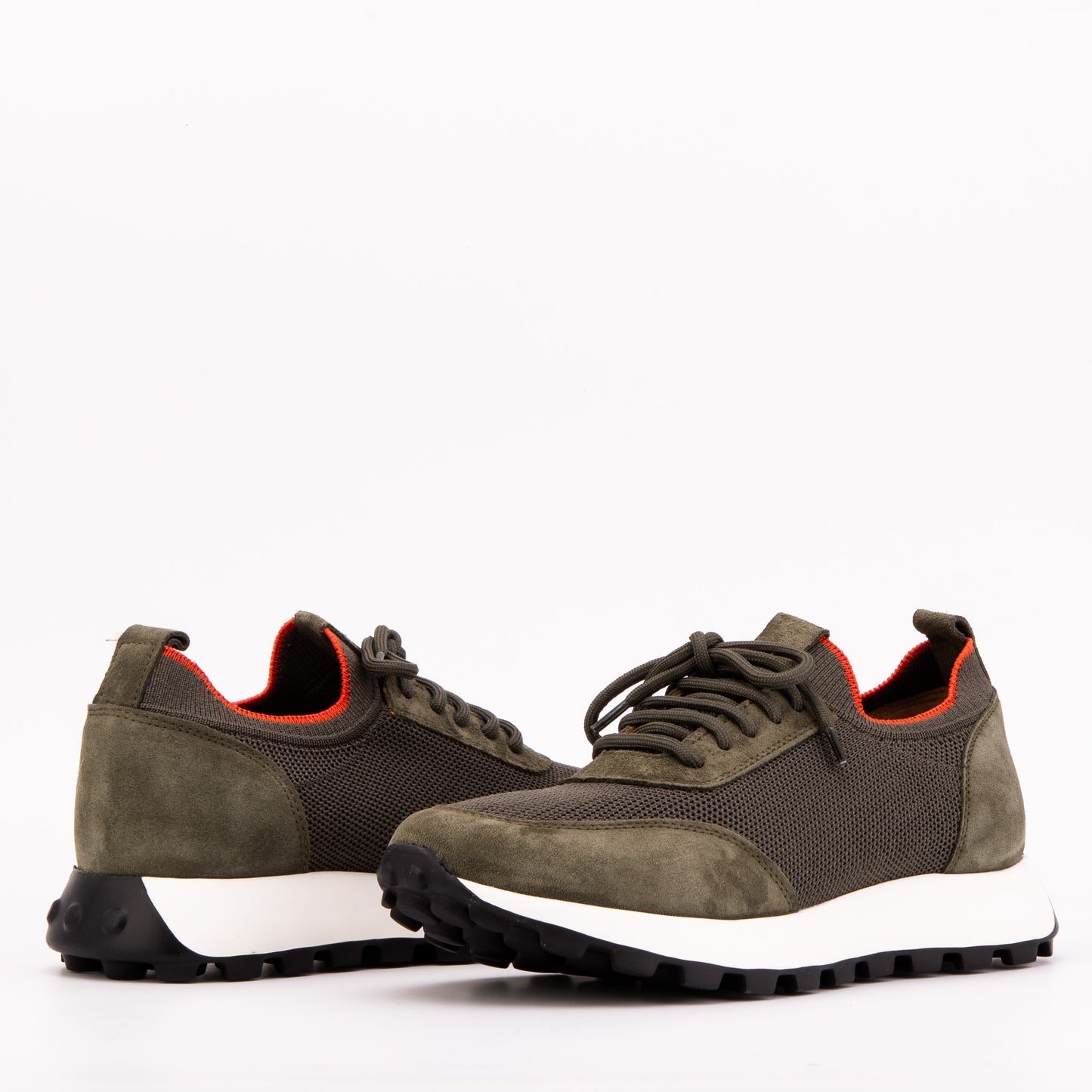 The Berlin Green Suede Leather Men Sneaker