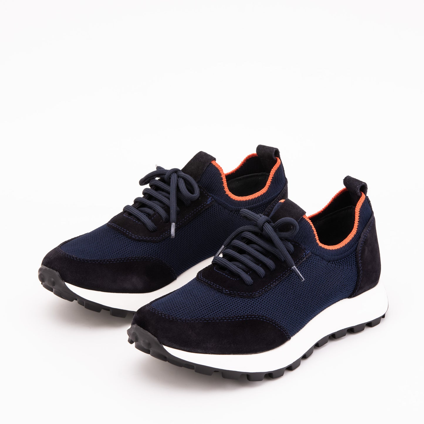 The Berlin Navy Suede Leather Men Sneaker