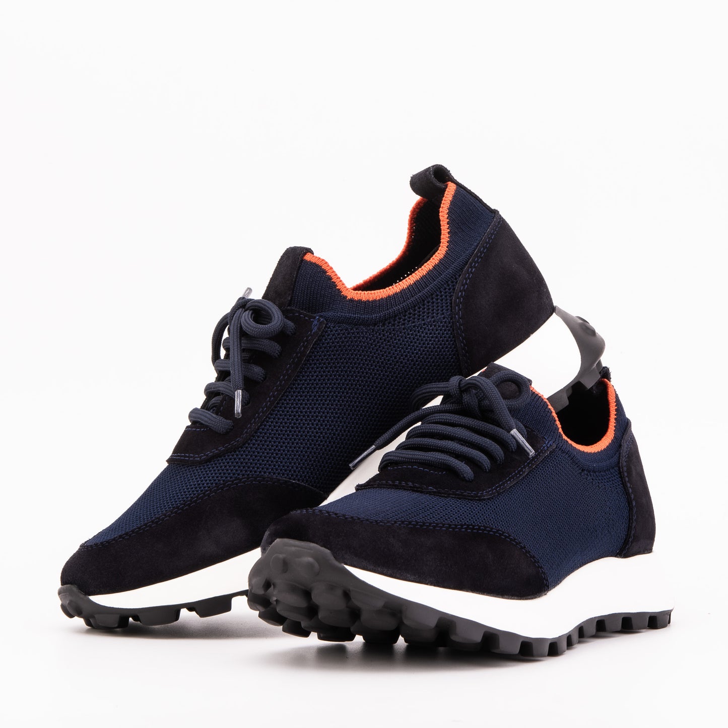 The Berlin Navy Suede Leather Men Sneaker