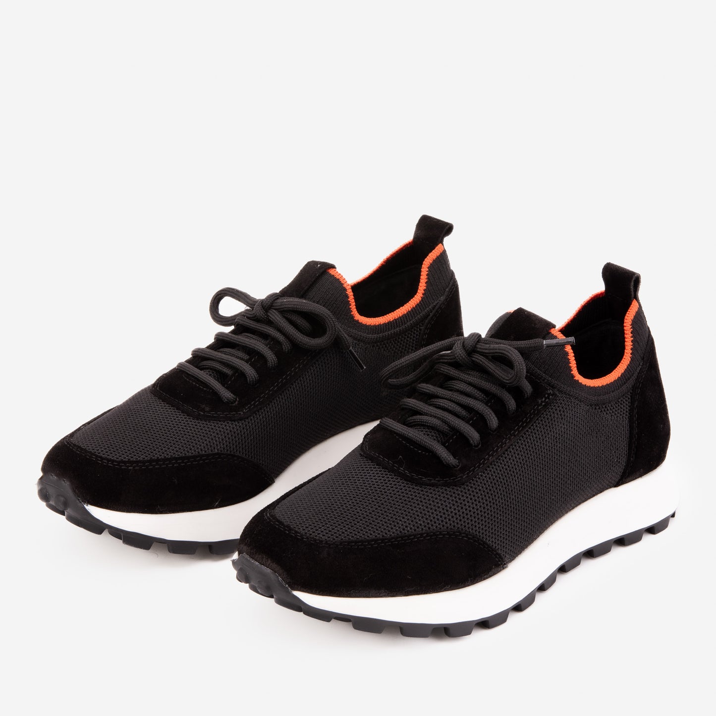 The Berlin Black Suede Leather Men Sneaker