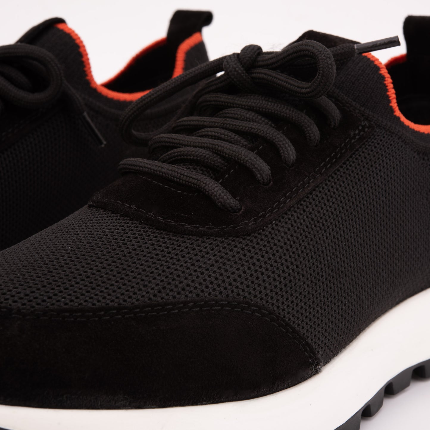 The Berlin Black Suede Leather Men Sneaker