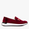 The Milan Burgundy Leather Women Sneaker